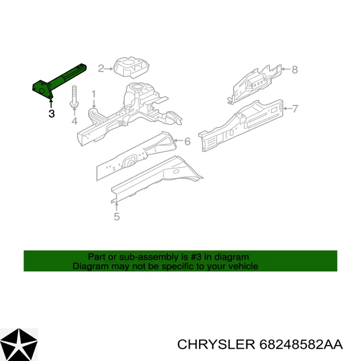  Chrysler 68248582AA ціна, від 50.79 USD