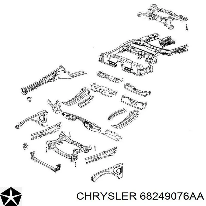  Chrysler 68249076AA ціна, від 9.86 USD