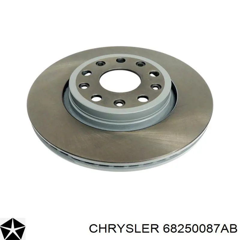 Диск переднього гальма Chrysler 68250087AA ціна, від 102.93 USD