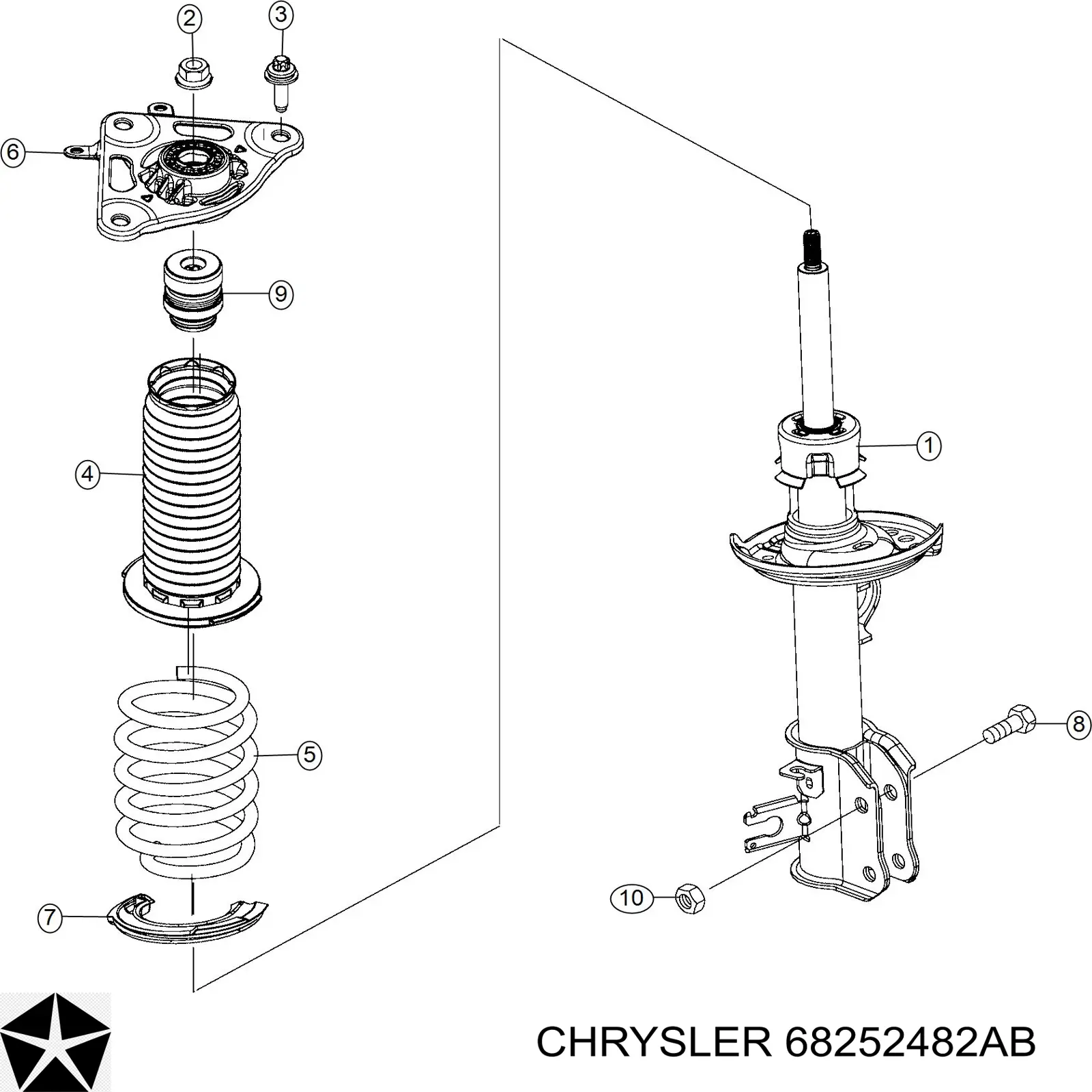 Купити 68290231AB Chrysler 