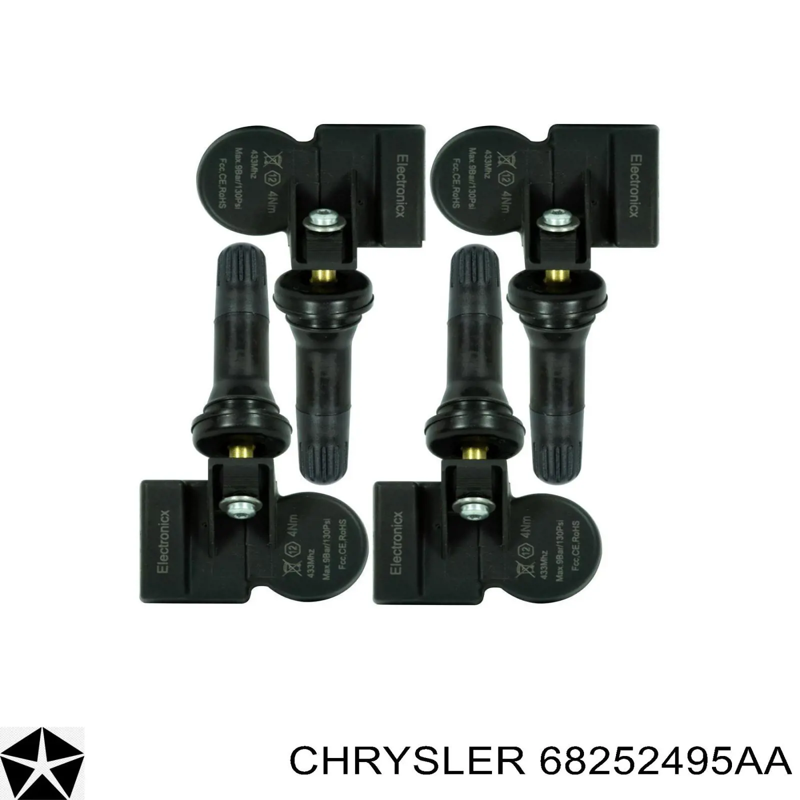 Датчик тиску в шинах 68252495AB Chrysler