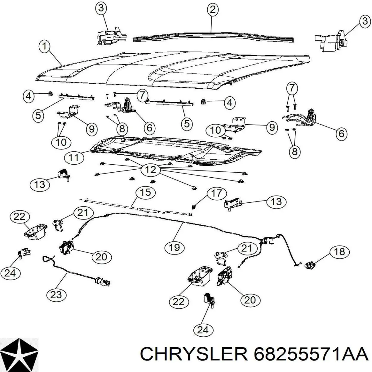 68255571AA Chrysler 