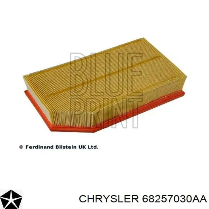 Елемент повітряного фільтра Chrysler 68257030AA ціна, від 20.02 USD