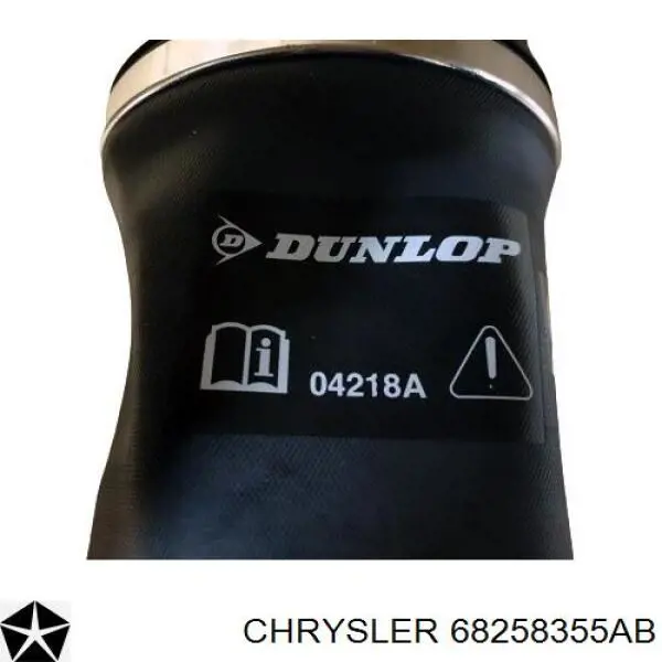 Пневморессора задня Chrysler 68258355AB ціна, від 118.04 USD