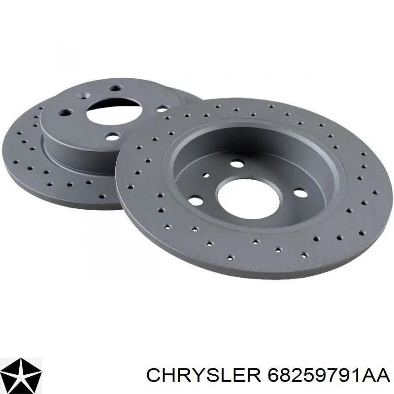68259791AA Chrysler Гальмо дискове переднє