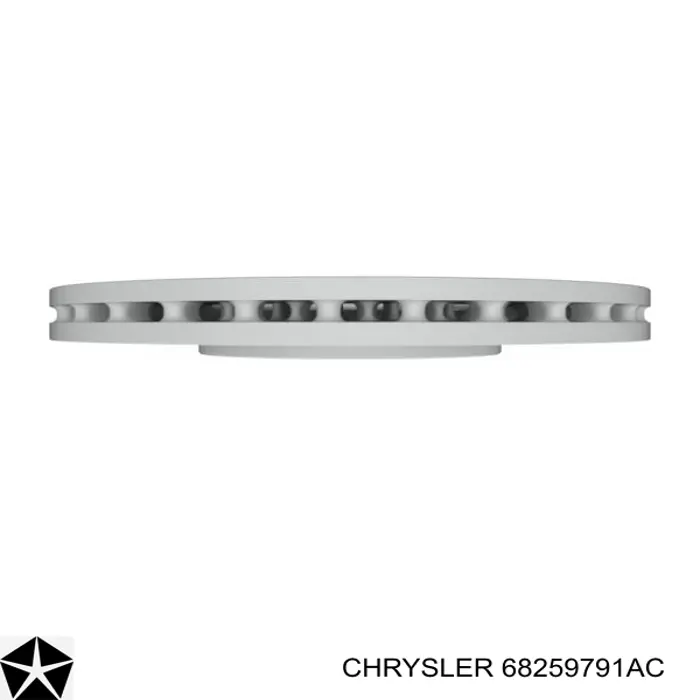 Купити 68259791AC Chrysler Ротор гальмівний