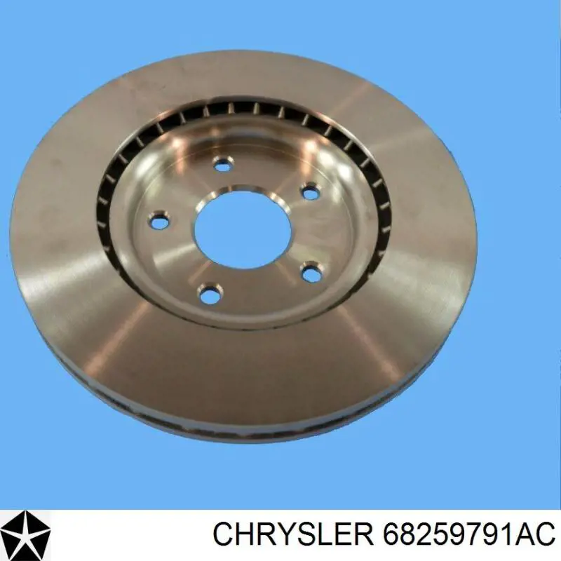 68259791AC Chrysler Гальмо дискове переднє