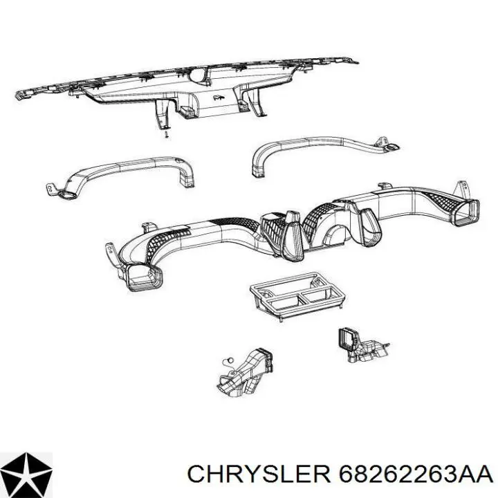  Chrysler 68262263AA ціна, від 5.96 USD