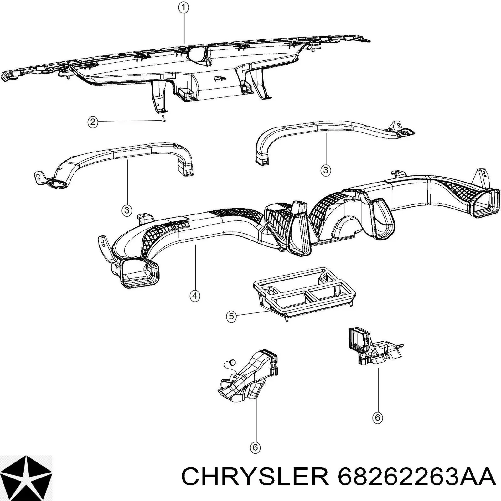 68262263AA Chrysler 