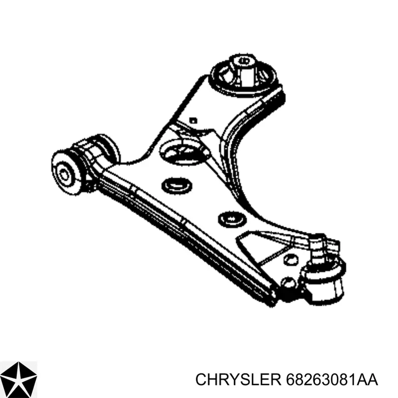Важіль передній лівий Aplus 26097AP ціна, від 51.10 USD