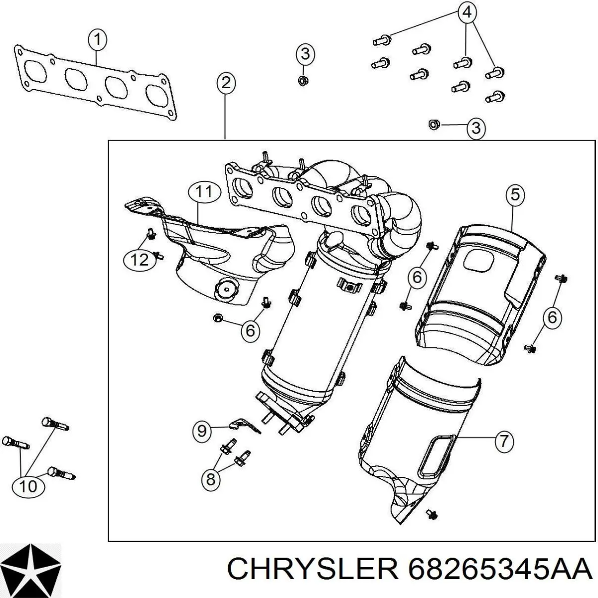 68265345AA Chrysler 
