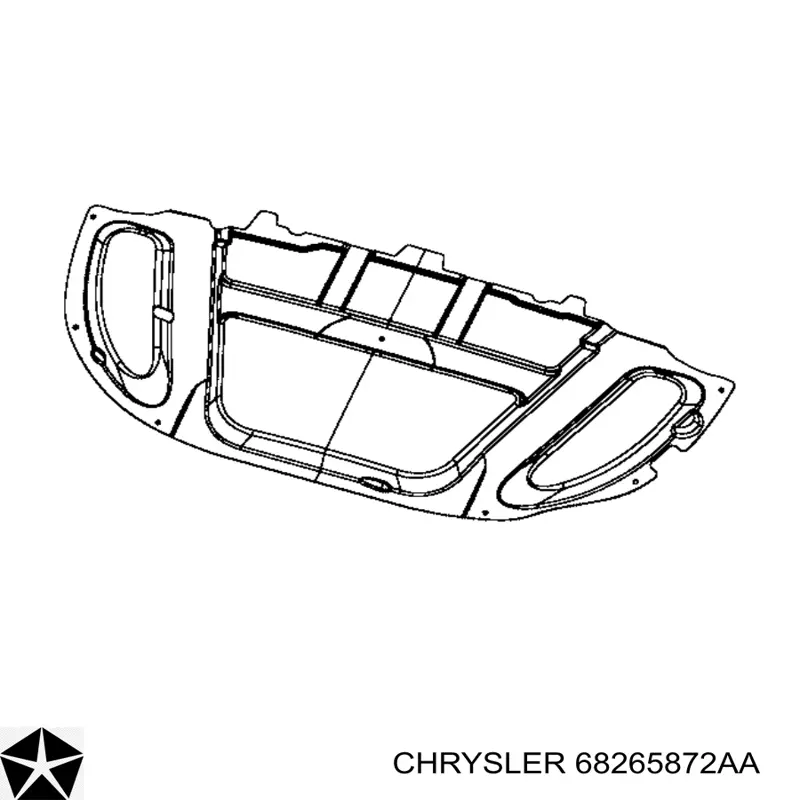 Обшивка капота Chrysler 68265872AA ціна, від 36.56 USD