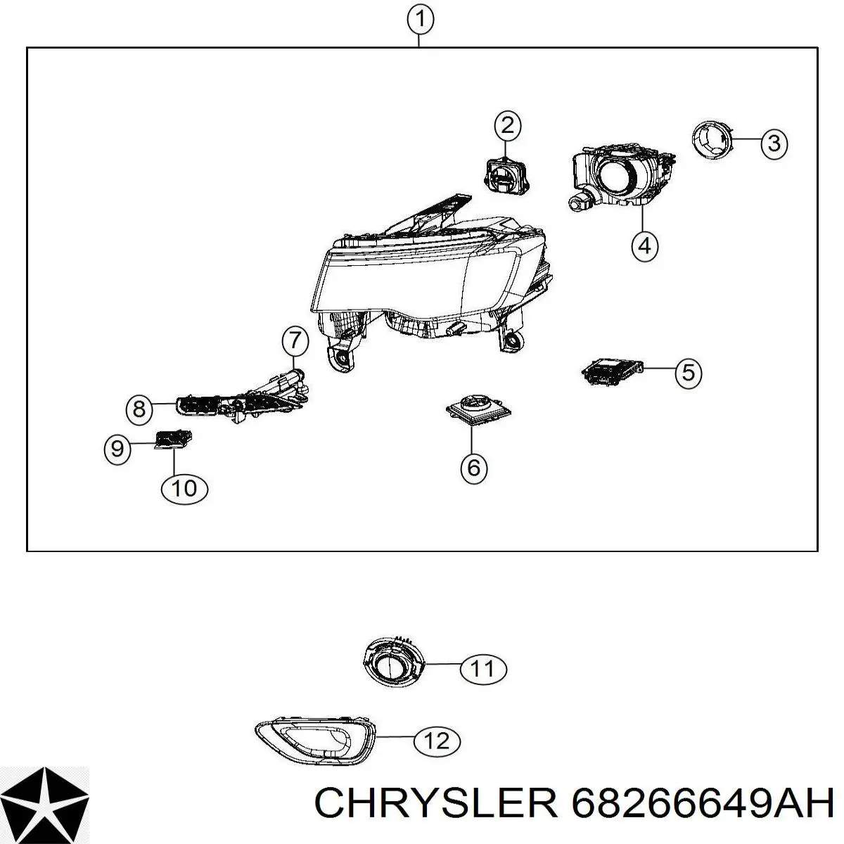 Купити 68266649AF Chrysler 