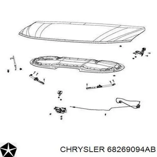 Буфер/відбійник капота PCR21001AO Signeda