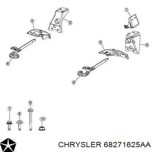 68271625AA Chrysler 
