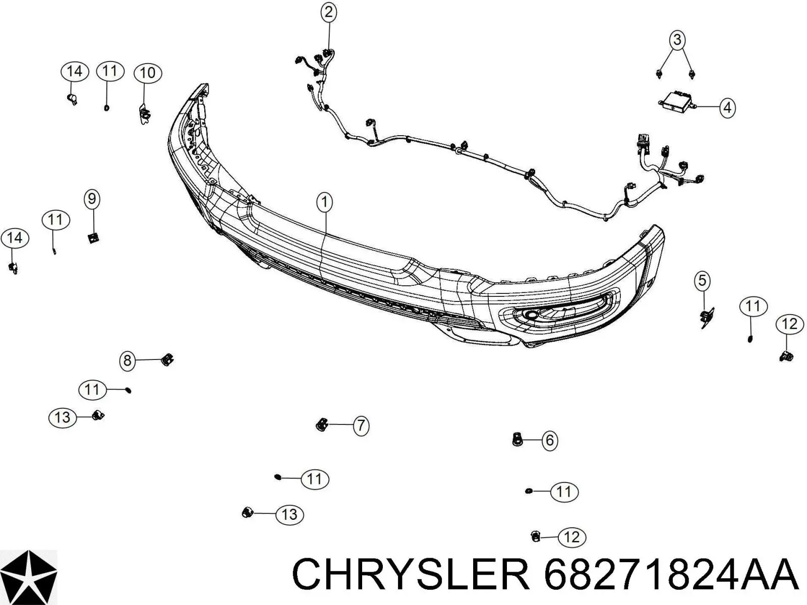 68271824AA Chrysler 
