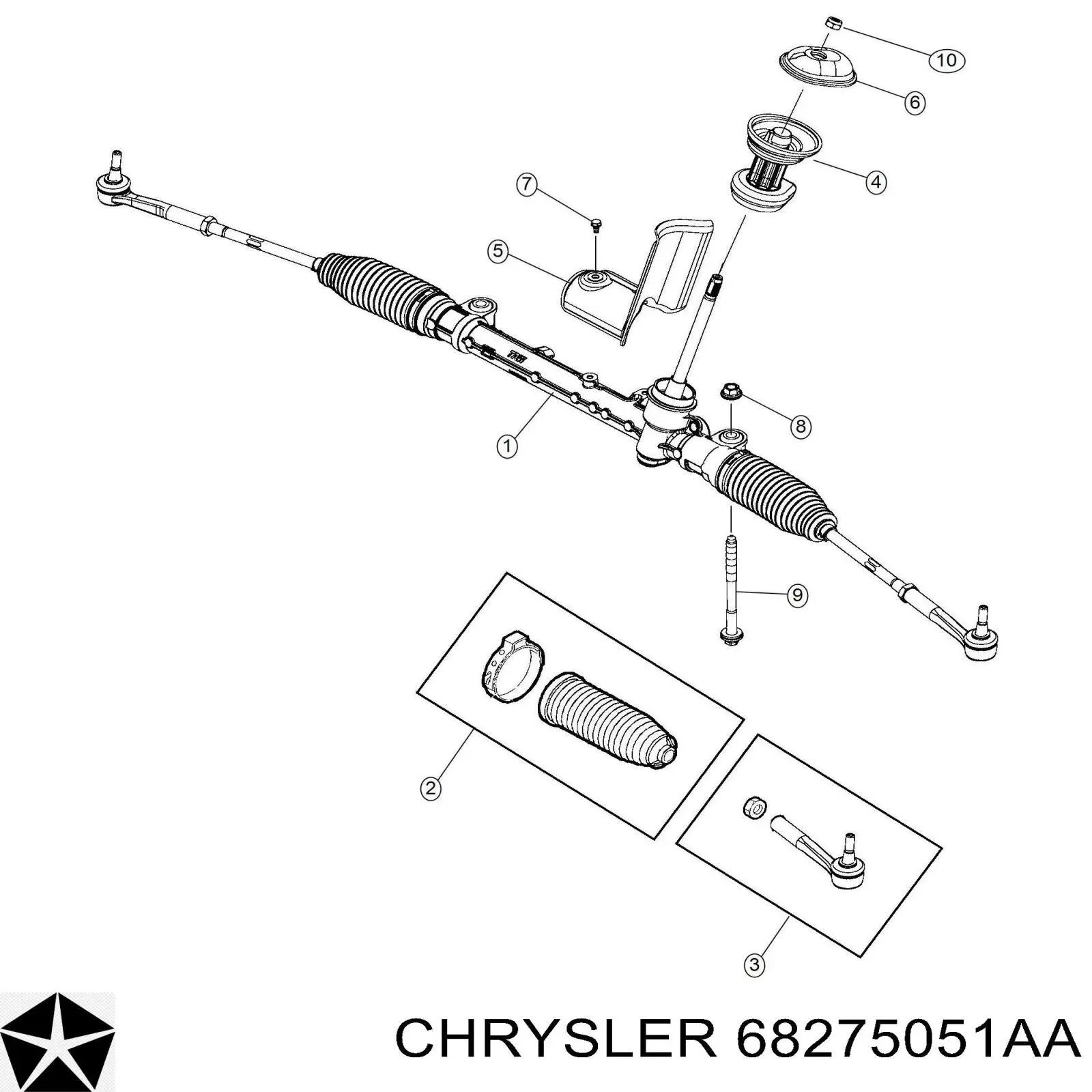  Chrysler 68275051AA ціна, від 0.02 USD