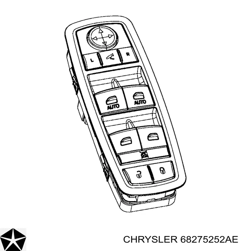  Chrysler 68275252AE ціна, від 31.23 USD