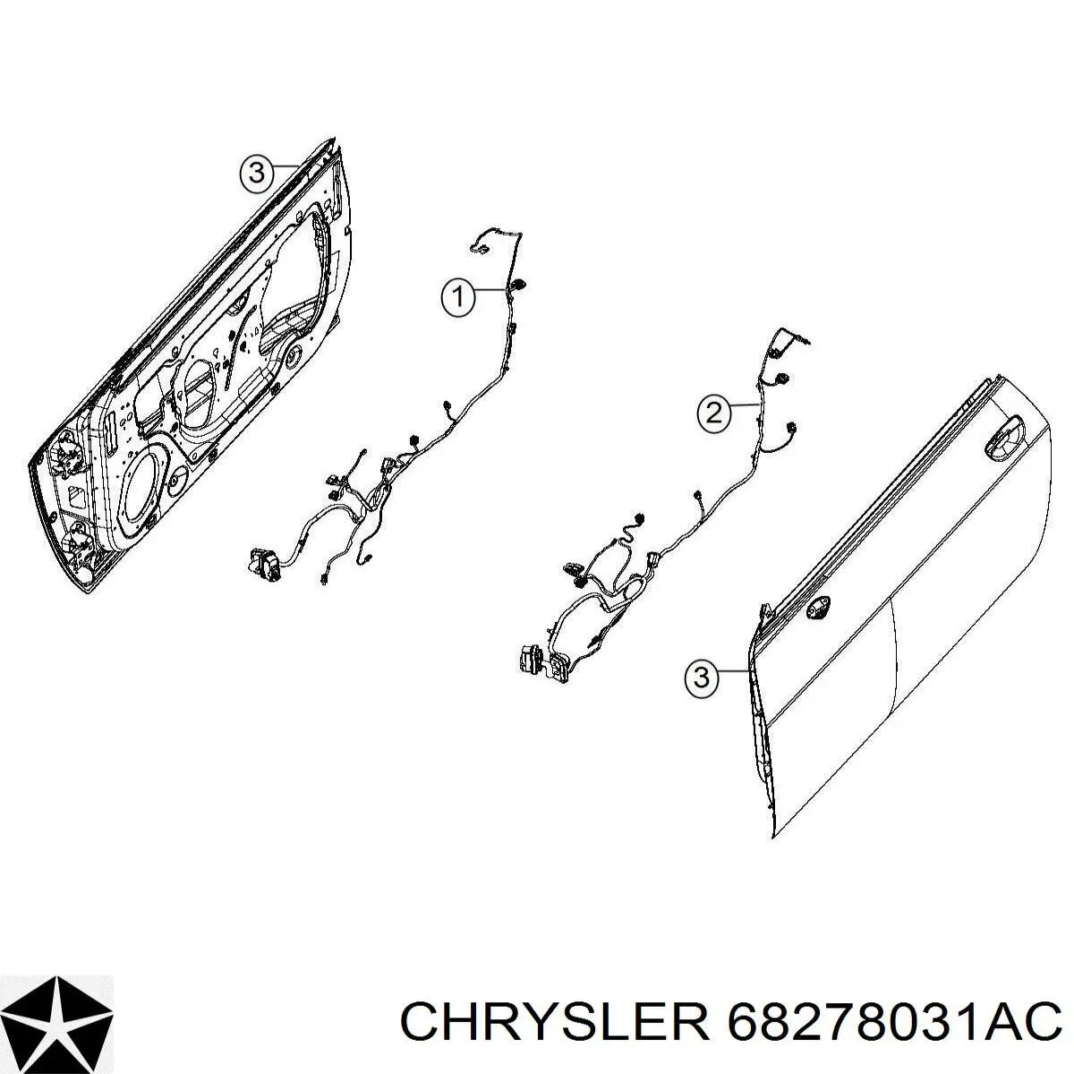  Chrysler 68278031AC ціна, від 44.34 USD