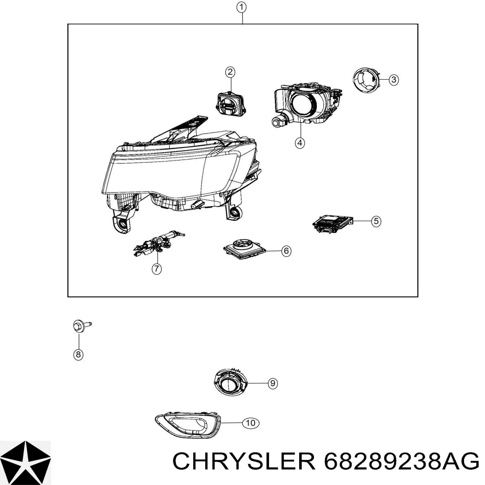 68289238AG Chrysler 