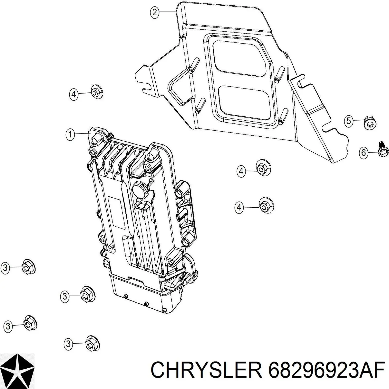 Модуль керування (ЕБУ) повним приводом Chrysler 68296923AF ціна, від 62.08 USD