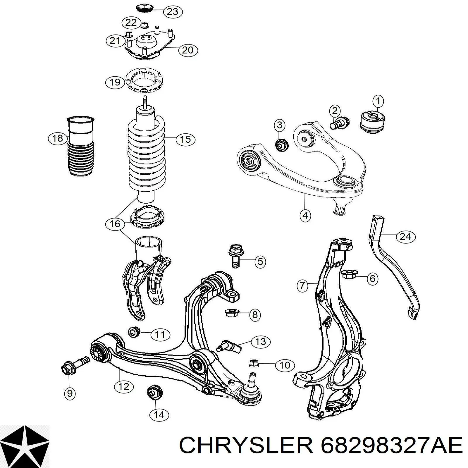 68298327AE Chrysler 