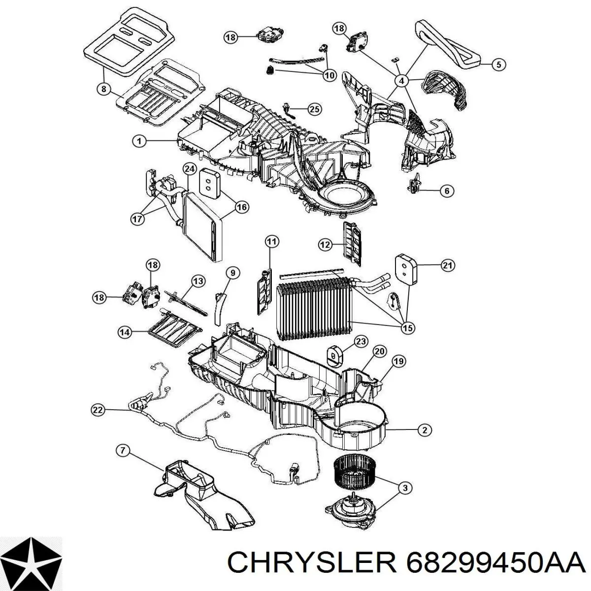  K68033337AA Fiat/Alfa/Lancia