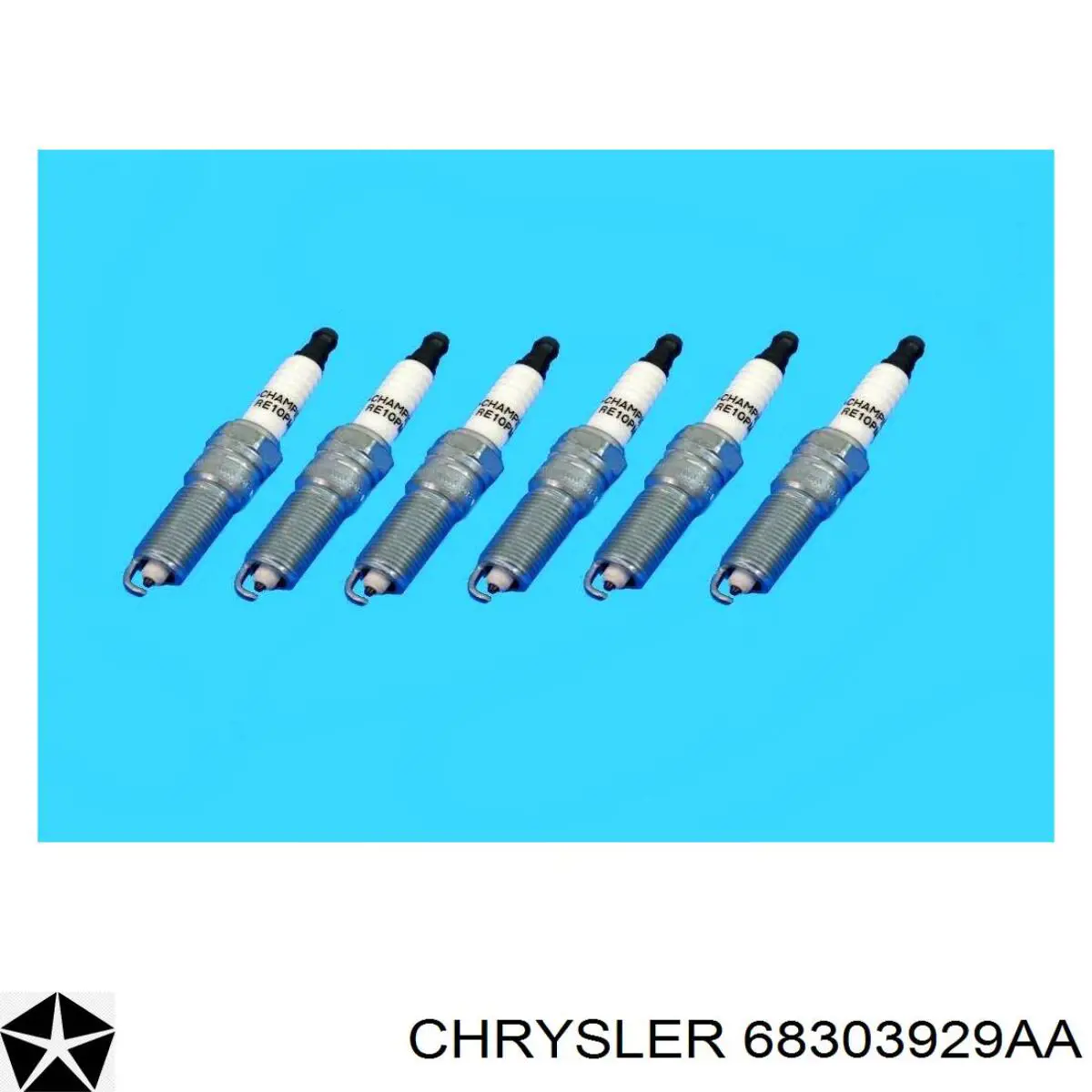 Свічки автомобільні Chrysler 68303929AA ціна, від 5.28 USD