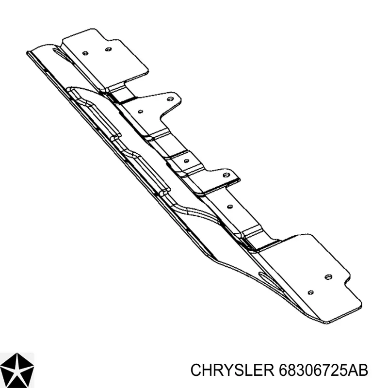 Кенгурятник Chrysler 68306725AB ціна, від 74.75 USD