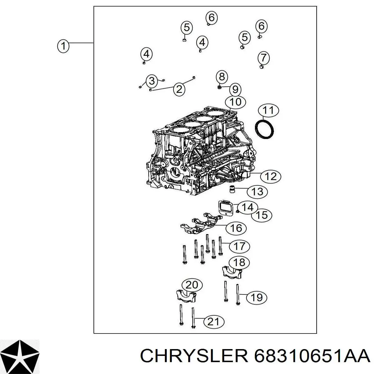  K04884902AB Fiat/Alfa/Lancia