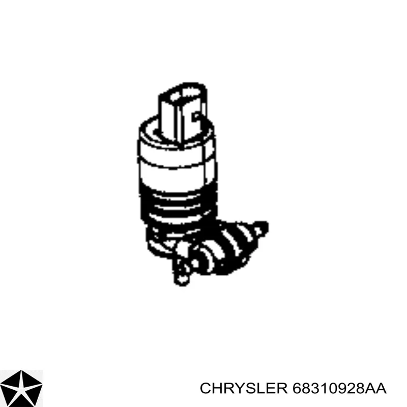 Купити 68310928AA Chrysler Мотор омивача лобового скла