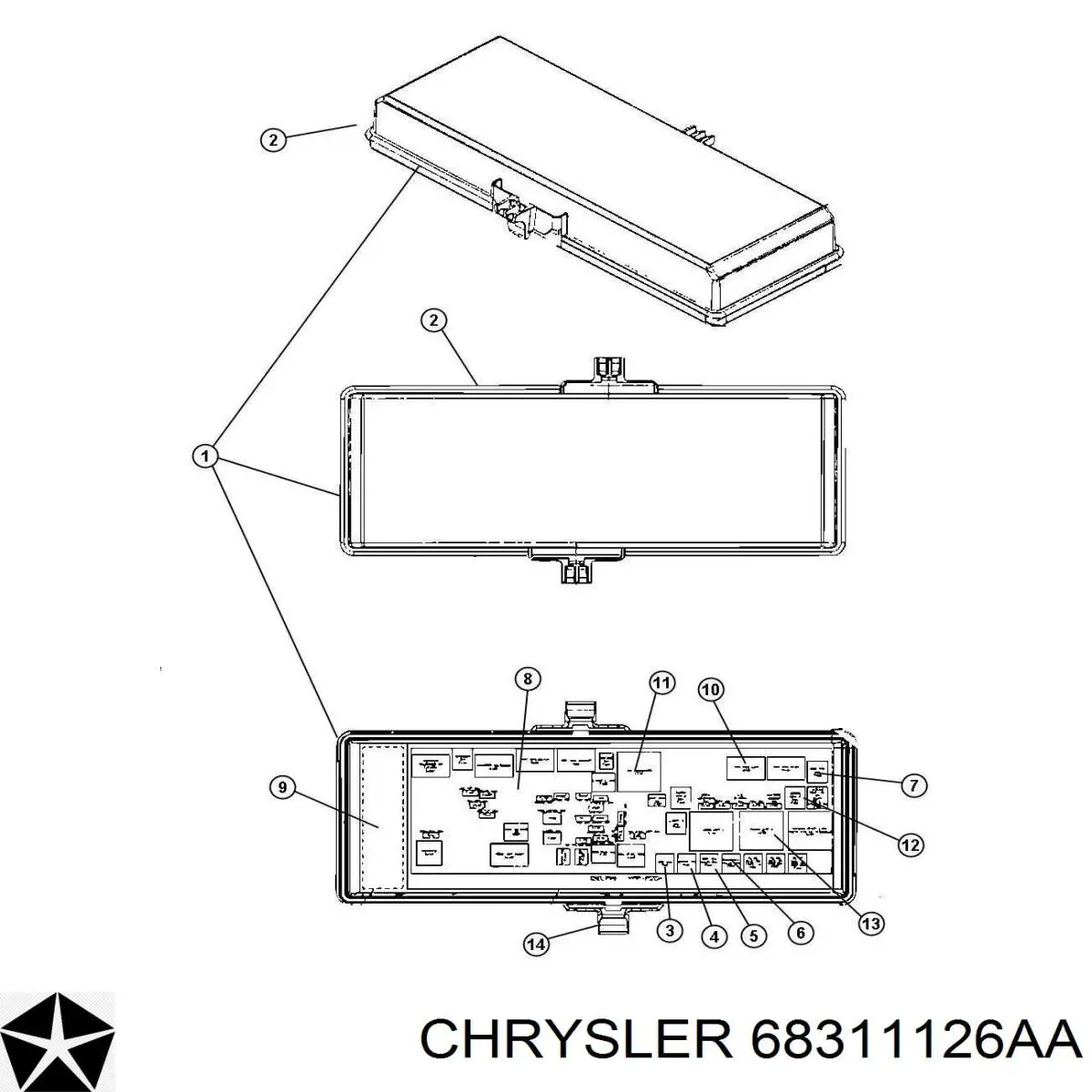  4671886AA Chrysler