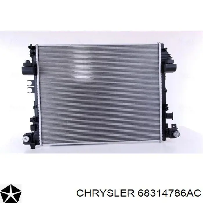 Радіатор основний Chrysler 68314786AC ціна, від 203.46 USD