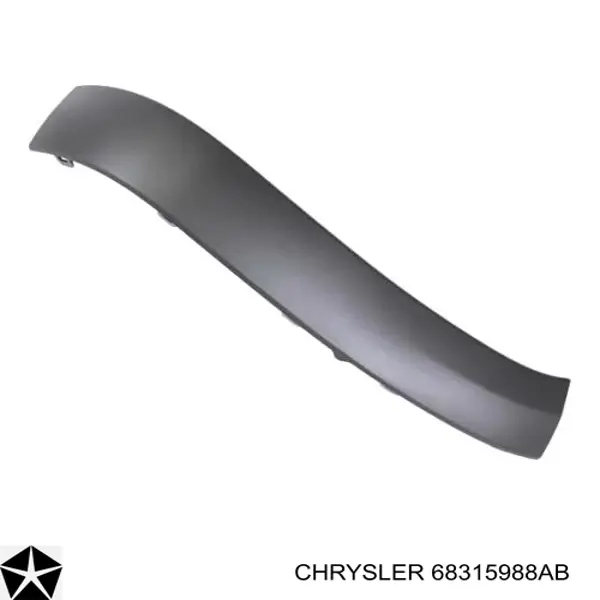68315988AB Chrysler Молдинг передньої арки колеса, правий