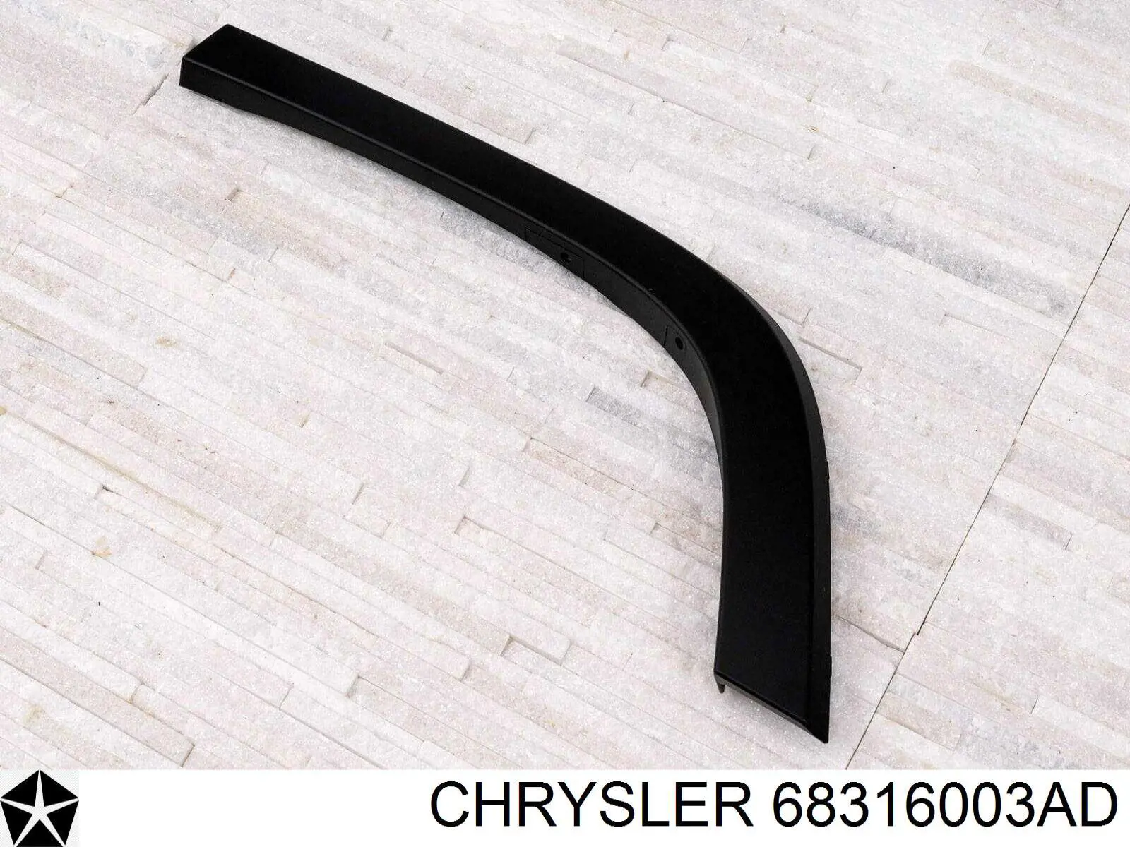 Купити 68316003AD Chrysler Молдинг арки колеса заднього, лівий
