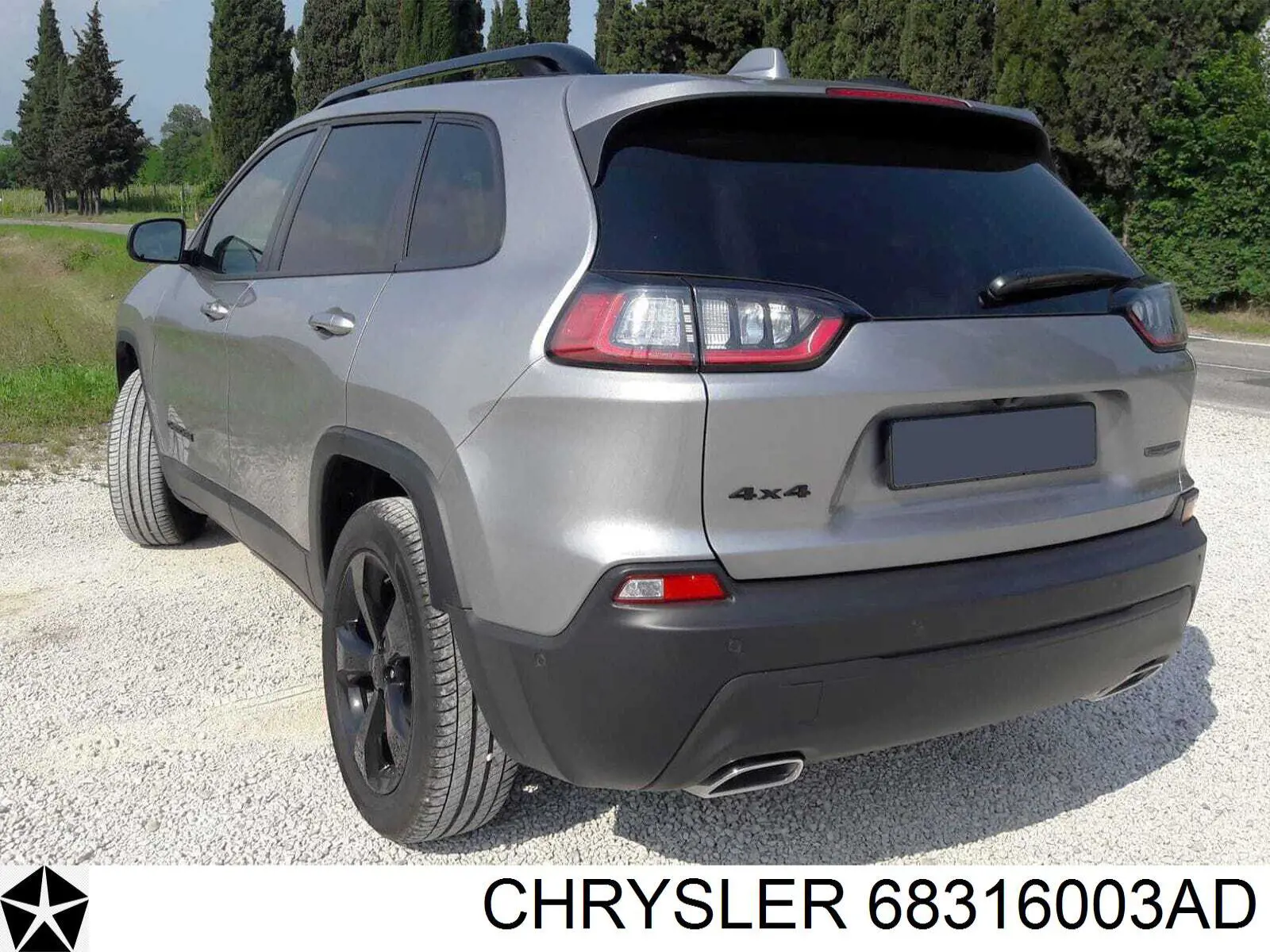 Розширювач задньої арки колеса, лівий Chrysler 68316003AD ціна, від 28.54 USD