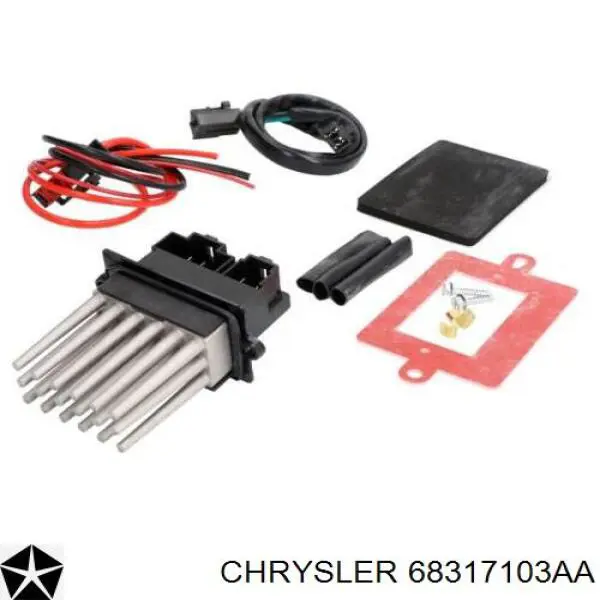 Купити 68317103AA Chrysler Резистор моторчика вентилятора A/C
