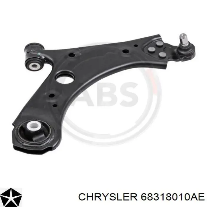 Важіль передньої підвіски нижній, правий Chrysler 68318010AE ціна, від 59.26 USD