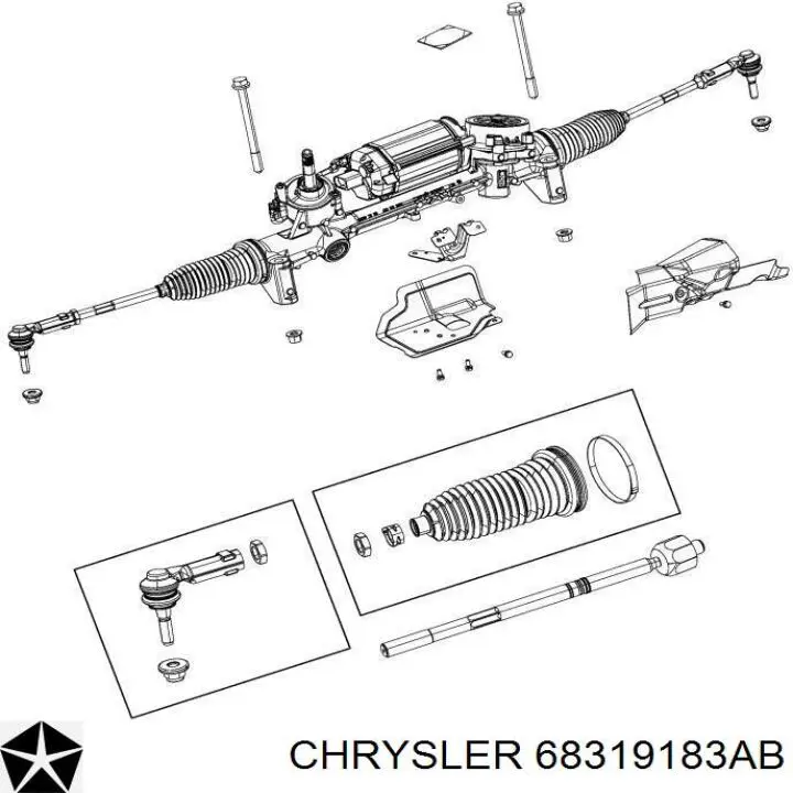 TA3970 Delphi Зовнішній наконечник рульової тяги