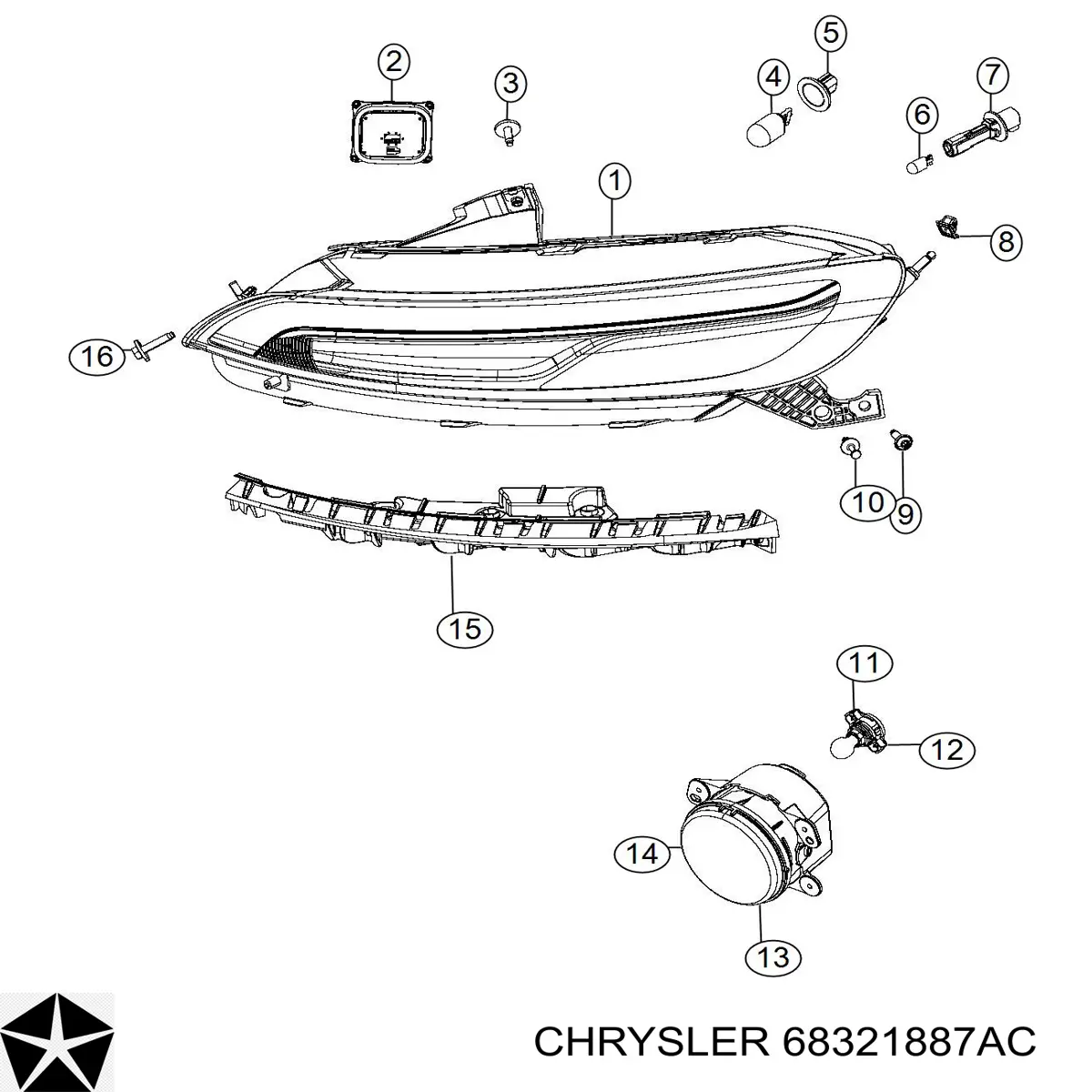  68321887AC Chrysler