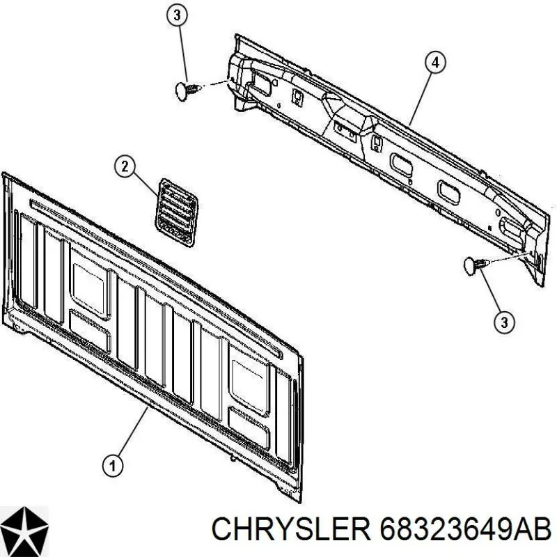  Chrysler 68323649AB ціна, від 6.33 USD