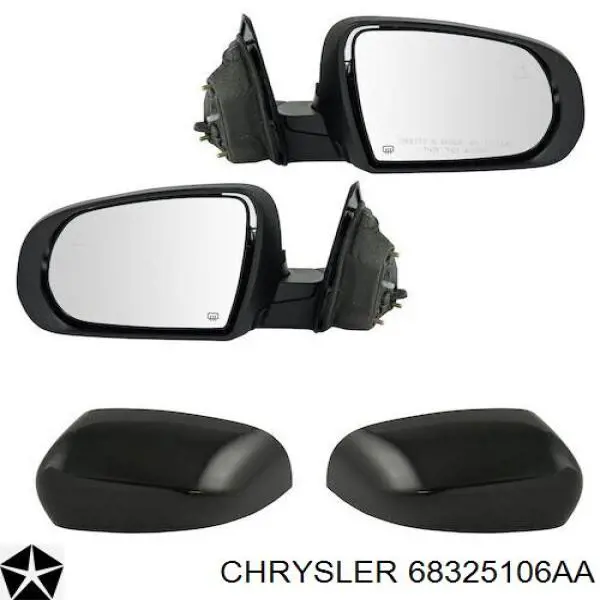 Купити 68325106AA Chrysler Дзеркало праве