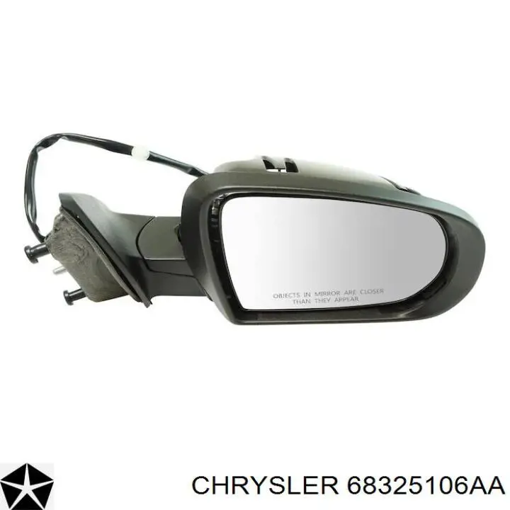 Праве бокове дзеркало Chrysler 68325106AA