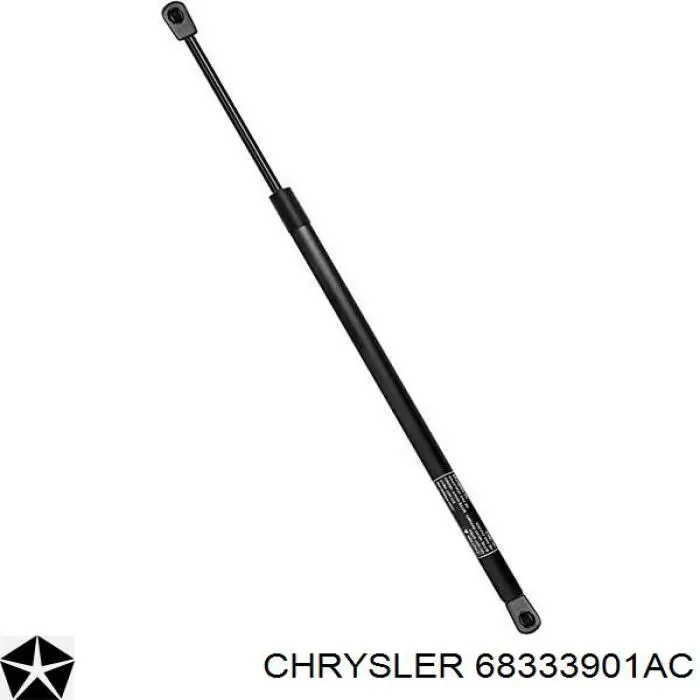 Амортизатор двері задньої Chrysler 68333901AC ціна, від 264.17 USD