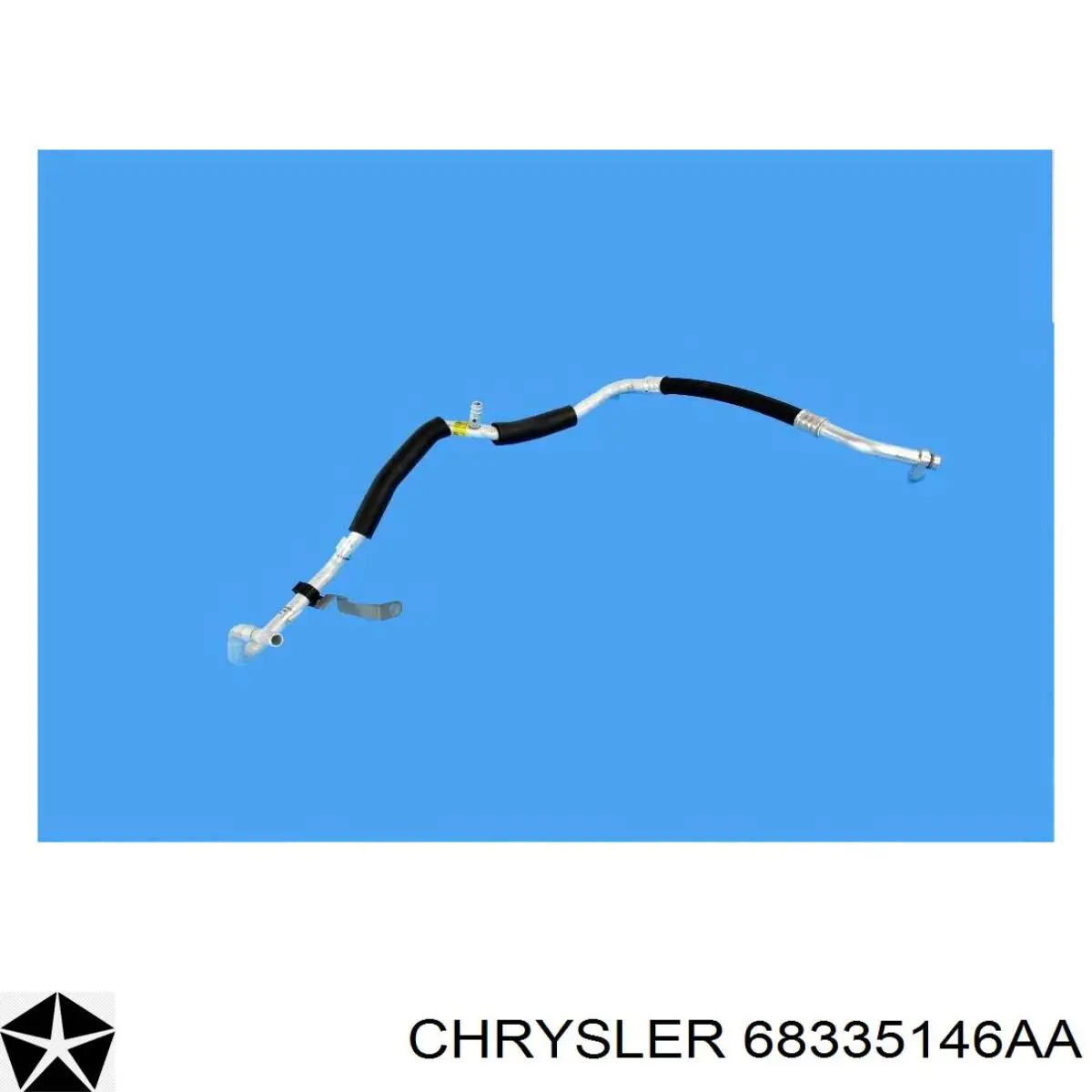 Шланг кондиціонера, від випарника до компресора Chrysler 68335146AA ціна, від 35.47 USD