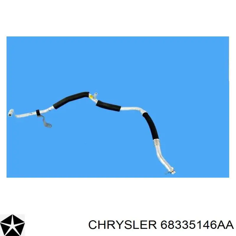 68335146AA Chrysler Шланг кондиціонера, від випарника до компресора