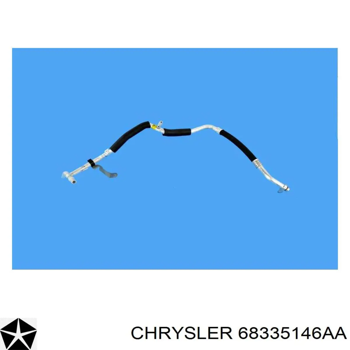 Купити 68335146AA Chrysler Шланг кондиціонера, від випарника до компресора