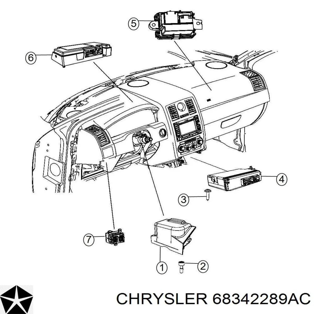  68342289AC Chrysler