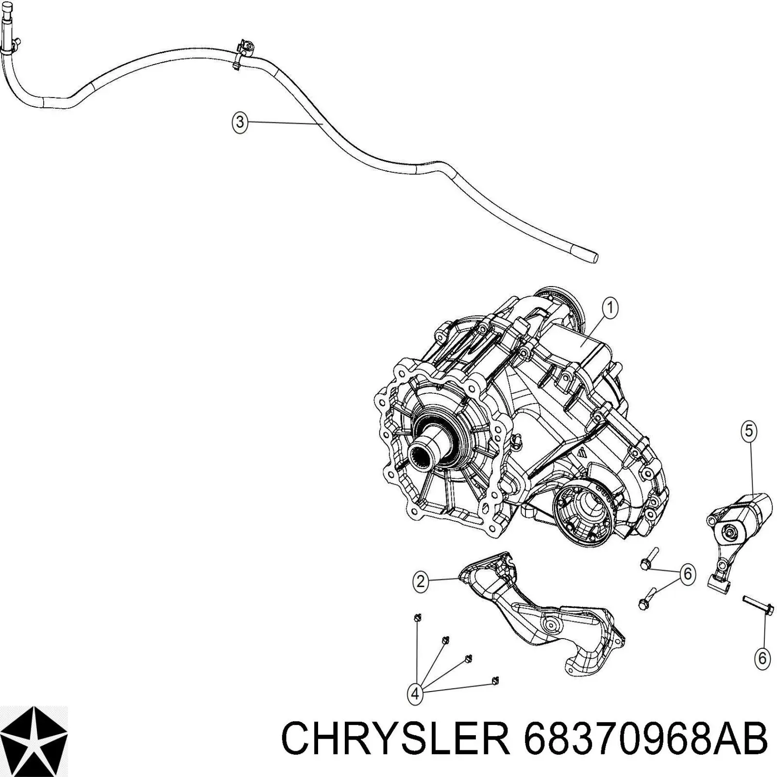 Коробка роздавальна Chrysler RL853664AH ціна, від 427.93 USD