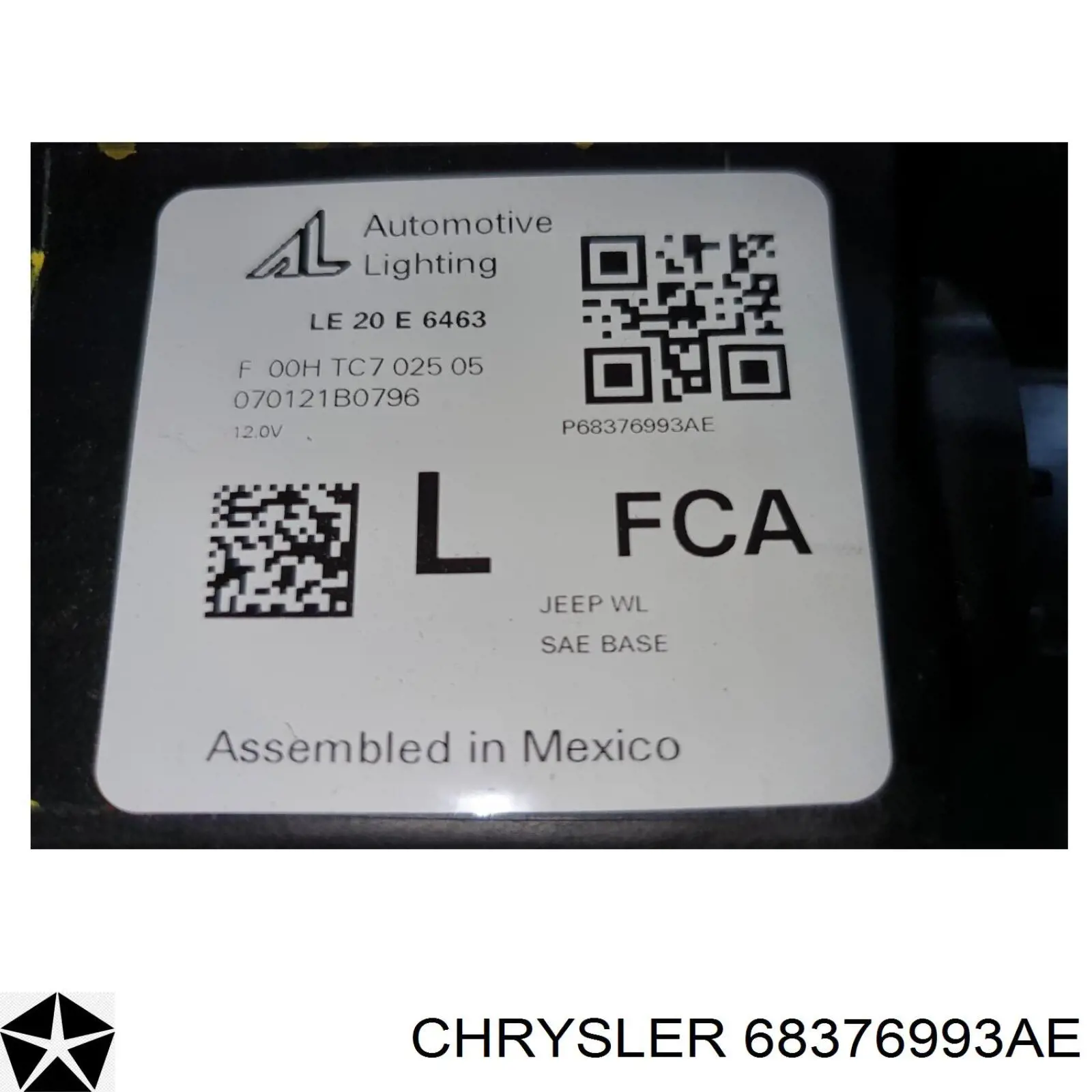 68376993AE Chrysler 